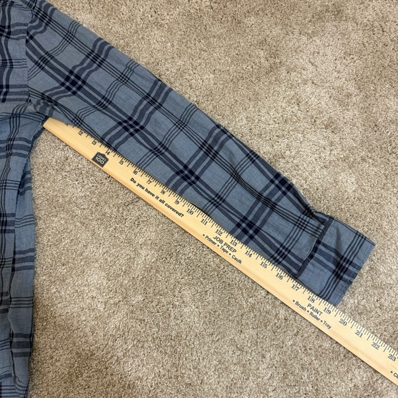 Bonobos Navy and Light Blue Checkered Flannel - Picture 9 of 9